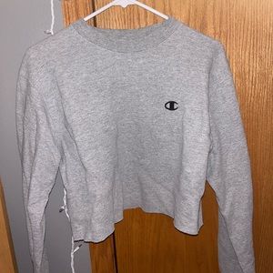 champion crop crewneck